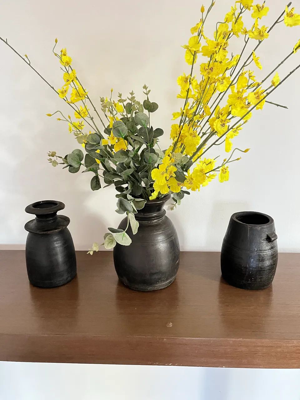 Lindo conjunto de vaso com arranjo  - Foto 4