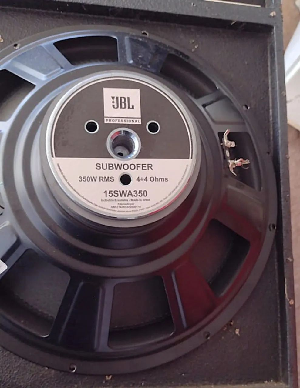 vendo par alto falante JBL15 polegadas 350 RMS leia pf - Foto 3