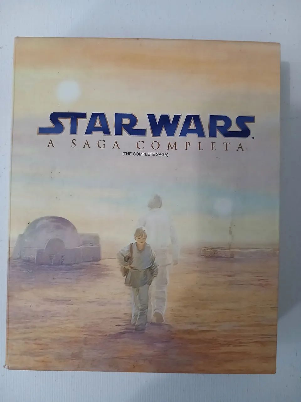 Box blu-ray "star wars" a saga completa( 9 discos) usado 