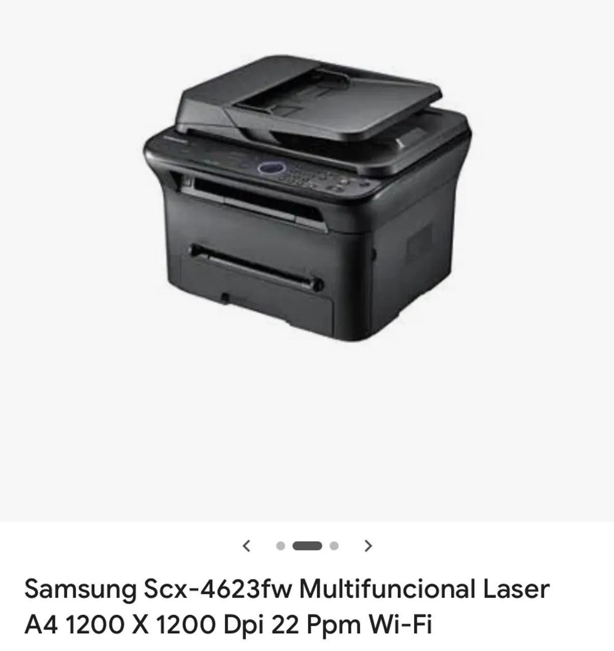 Vendo impressora multifuncional Samsung 