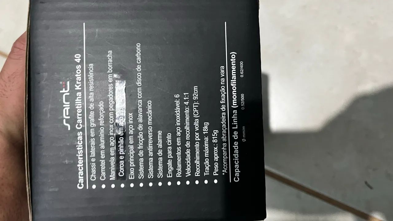 Carretilha perfil alto Kratos 40 - Foto 2