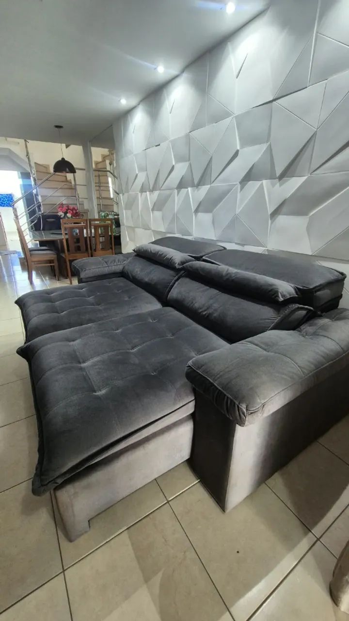 Sofá Retratil super macio e novo - Foto 2