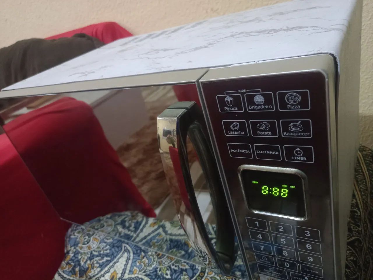 Micro-ondas philco 25L espelhado funcionando normal  - Foto 5