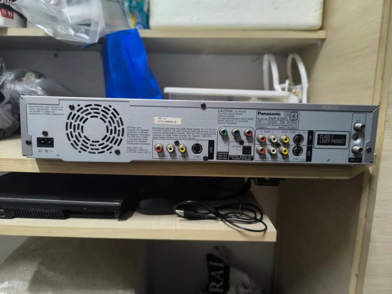 Gravador de dvd Panasonic de mesa-Dmr e55 - DVD, Blu-Ray e Vídeo