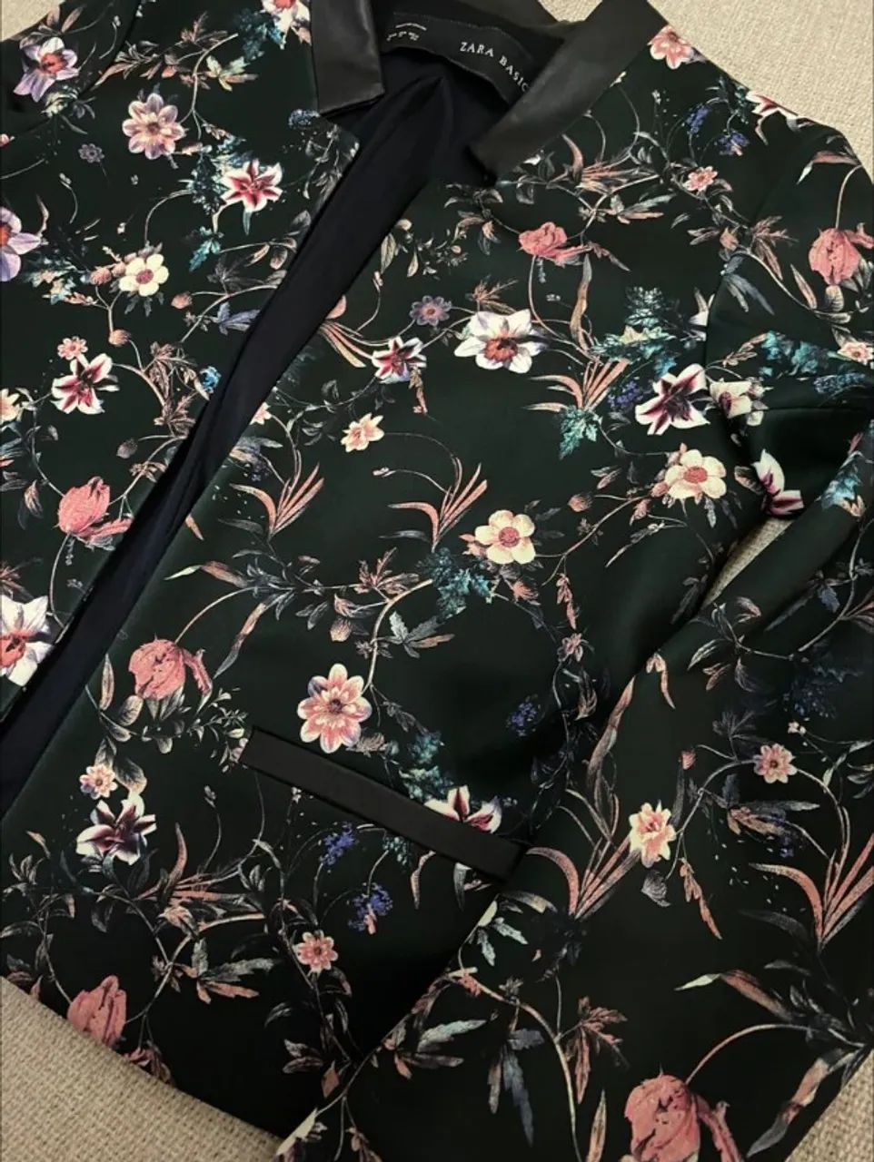 blazer verde floral zara - Foto 4
