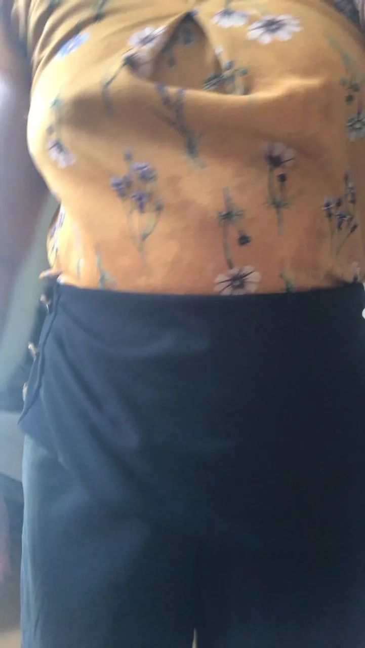 Calça pantalona de malha  - Foto 3