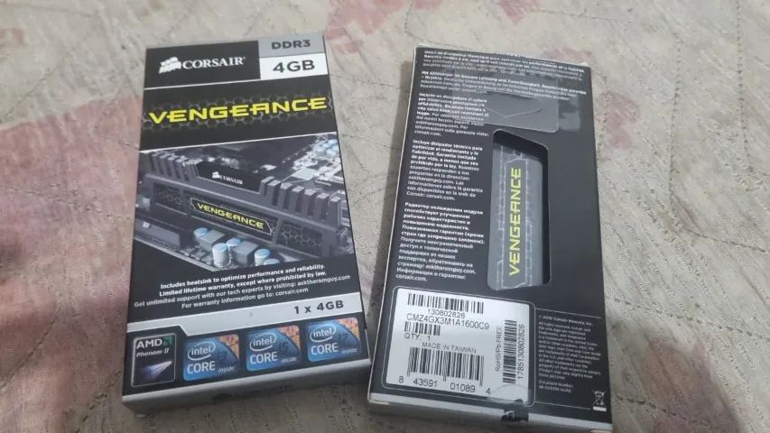 MEMÓRIA CORSAIR VENGEANCE DDR3 8GB (2x4GB) NA CAIXA - Foto 3