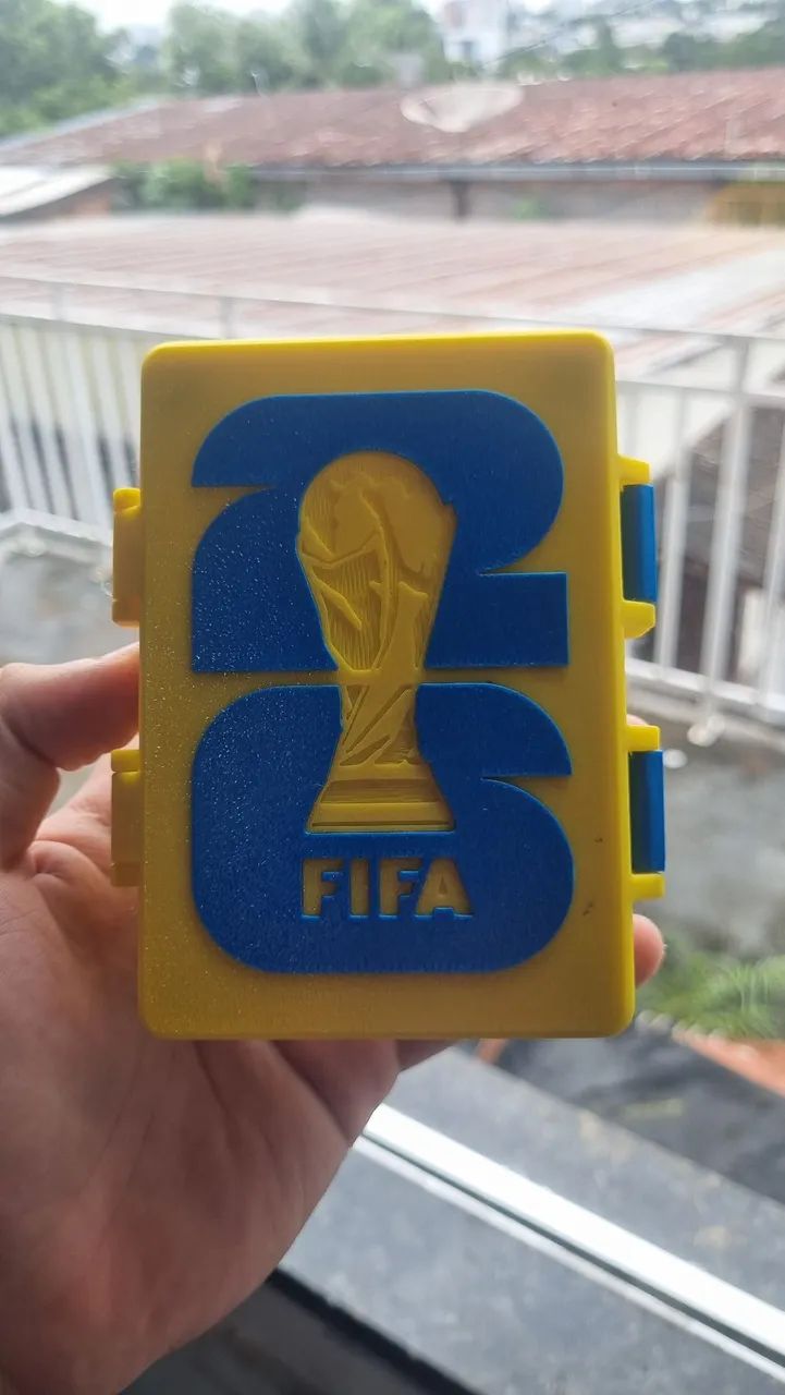 Porta figurinhas da copa do mundo