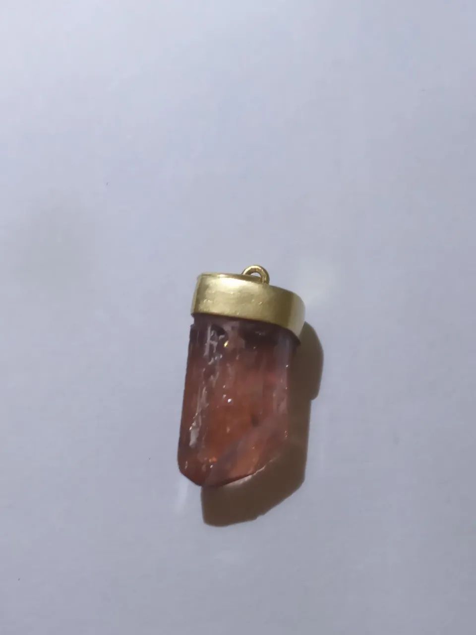 PINGENTE TOPÁZIO IMPERIAL E OURO  - Foto 3