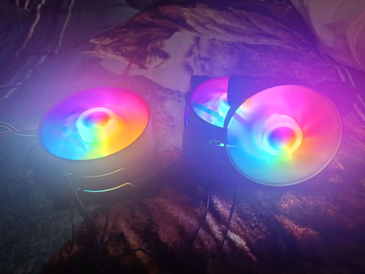 5 Fans RGB Rainbow 120mm - Foto 3