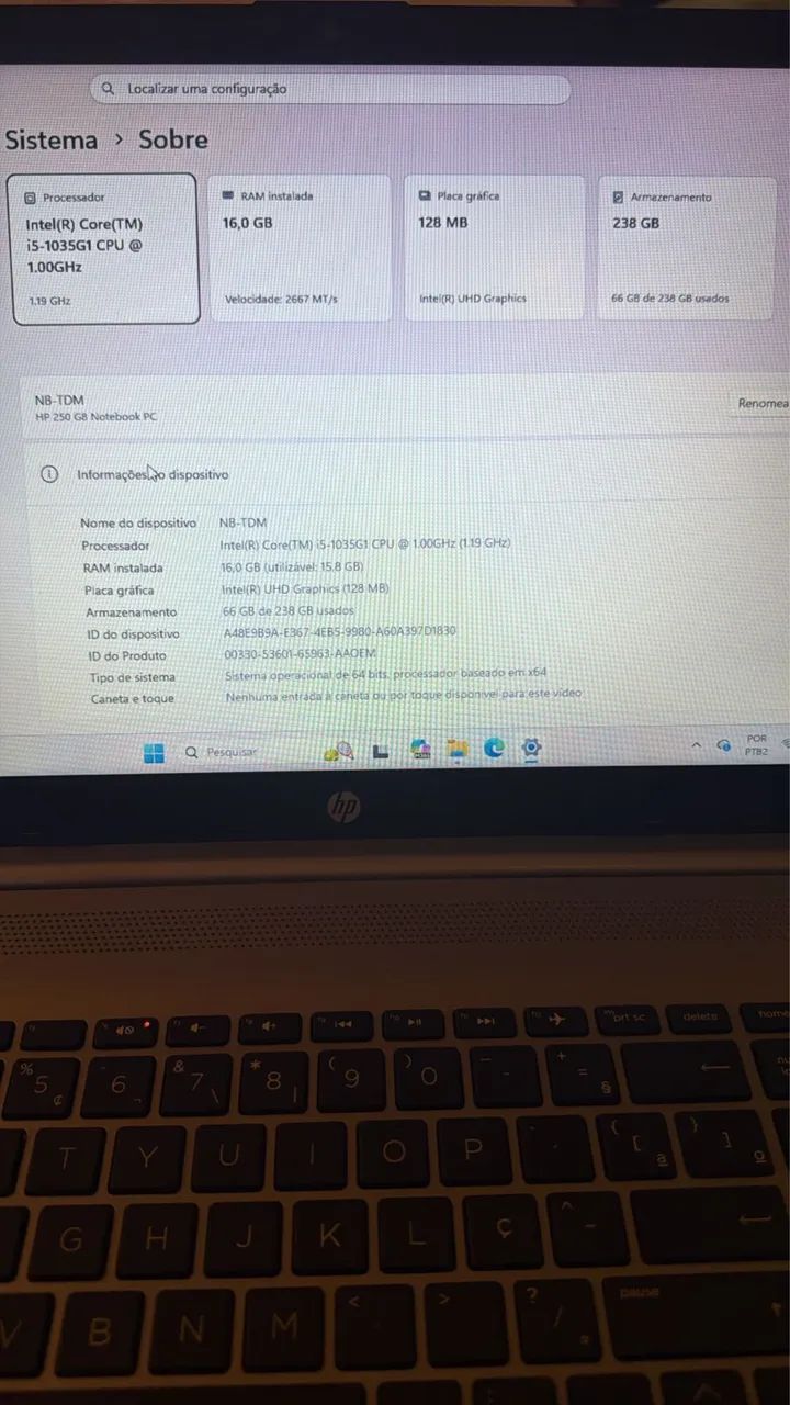 HP I5 16GB RAM SSD 250GB  - Foto 2
