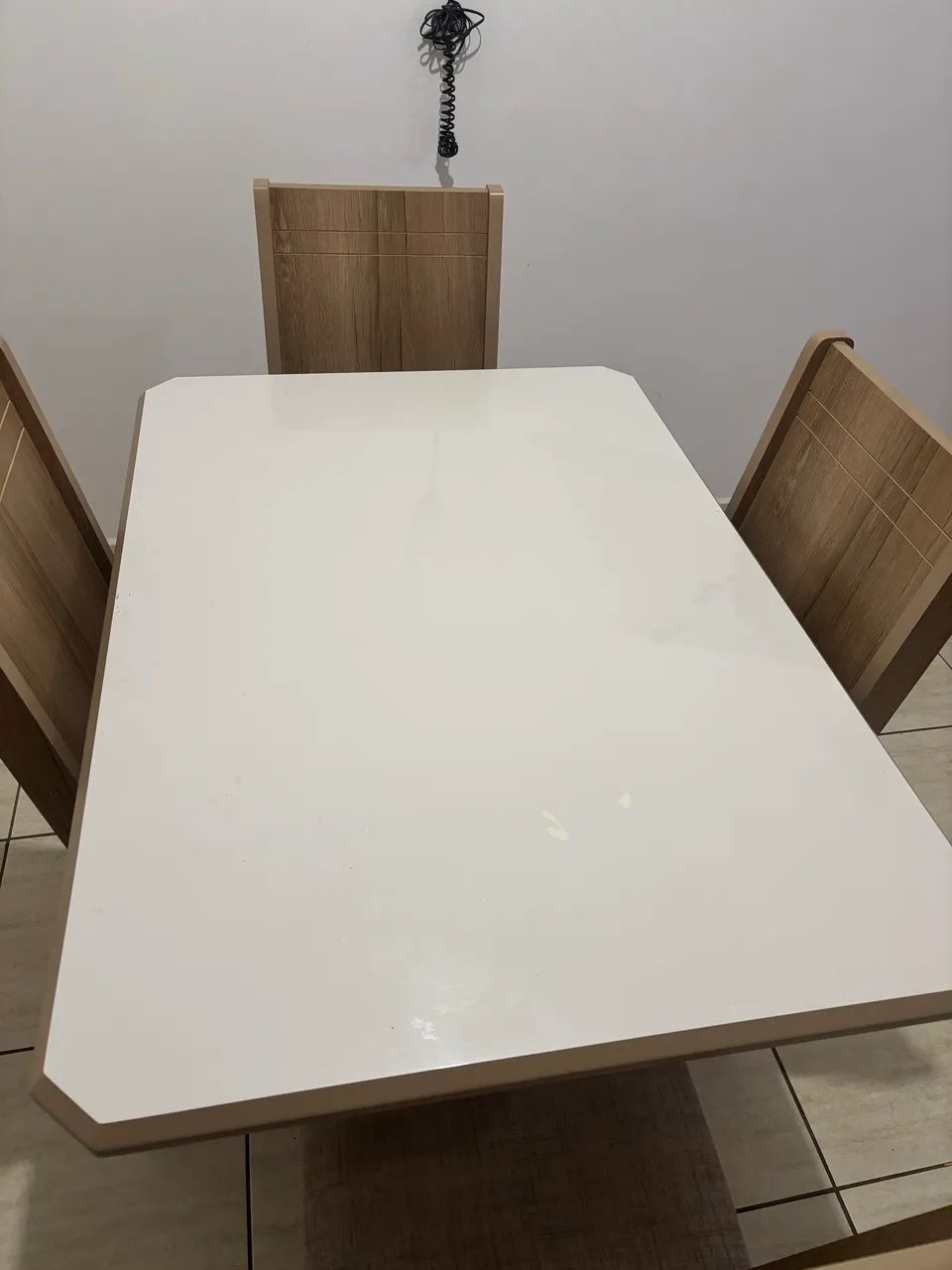 Mesa de jantar 4 lugares com cadeiras - Foto 5