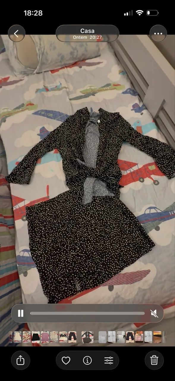 Roupa semi nova 