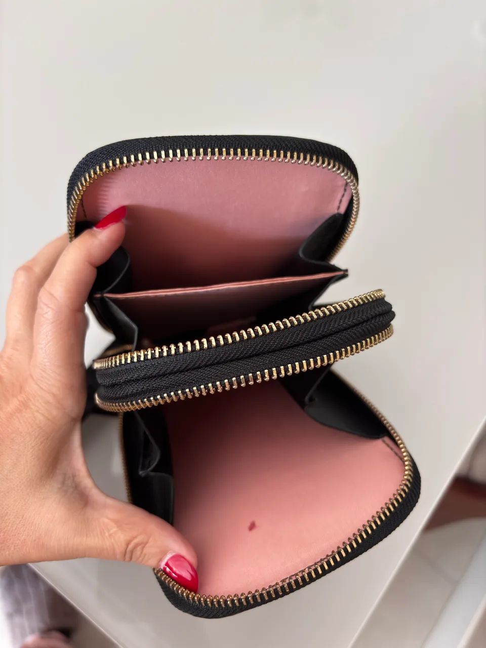 Bolsa mini bag luz da lua preta - Foto 4
