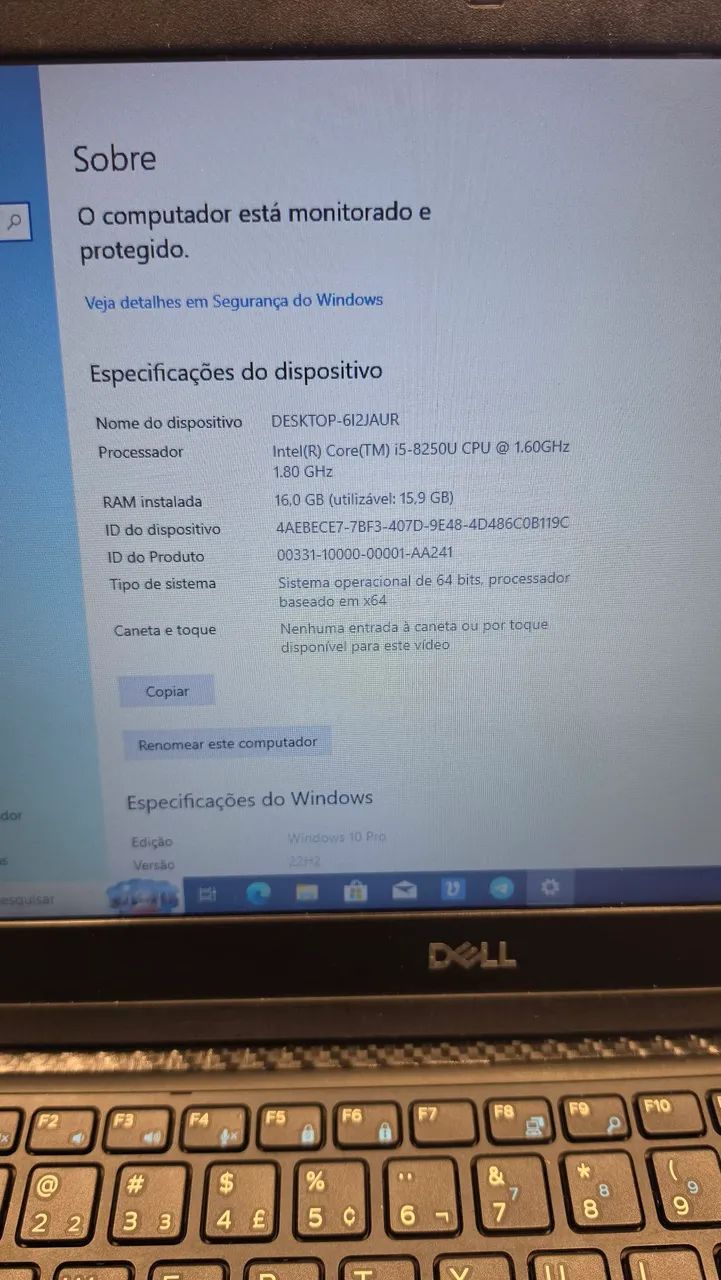 DELL LATITUDE E5490 - CORE I5-8250U  - Foto 3