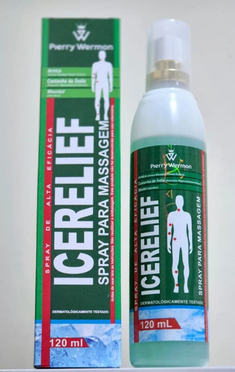 Spray de massagem para dores musculares