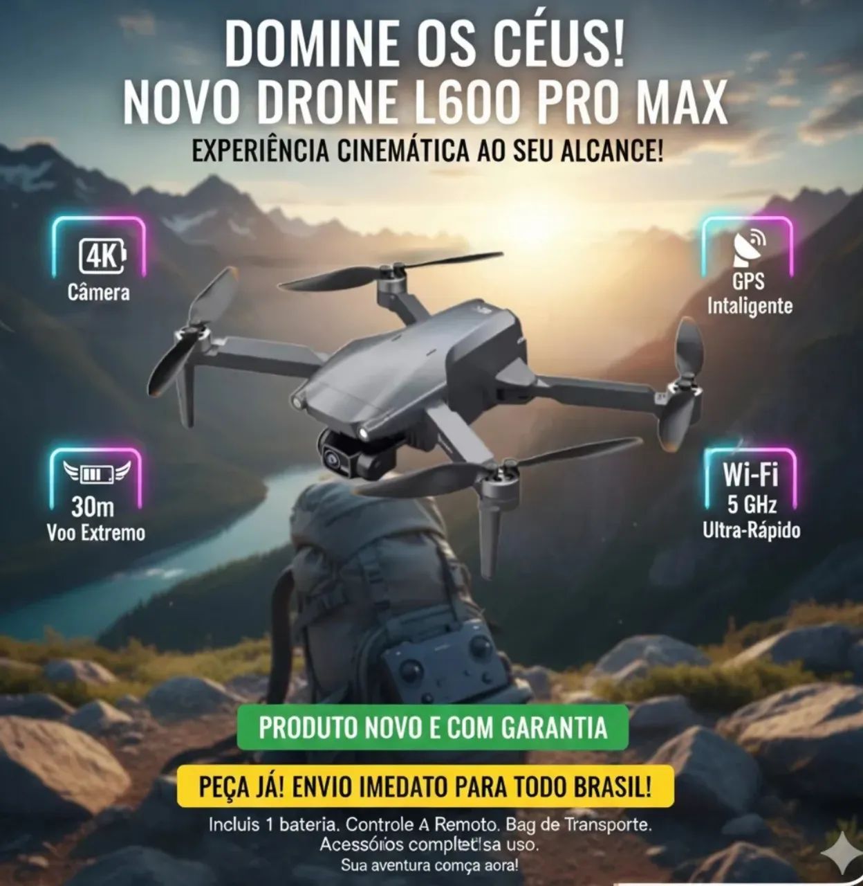 Drone L600 pro max  - Foto 4