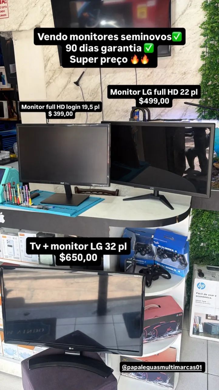 Tv smart e  monitores 