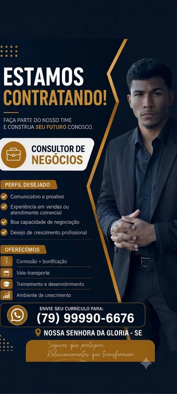 vaga para vendedor interno 