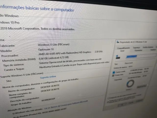pc completo estudos ou trabalho zap *49 - Foto 3