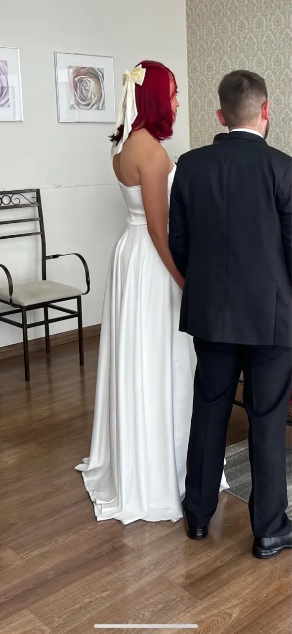Vestido de noiva tomara que caia - Foto 5