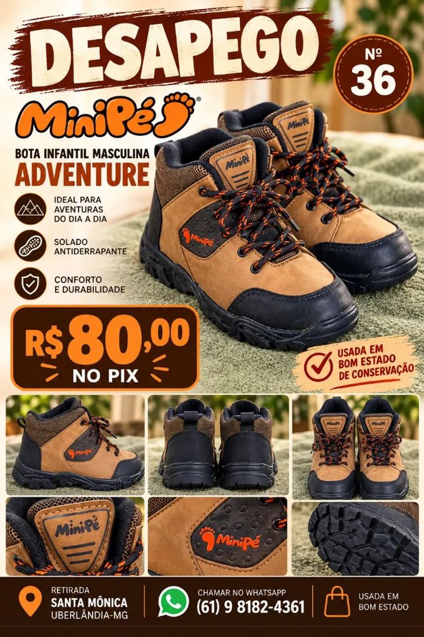 Bota masculina adventure 