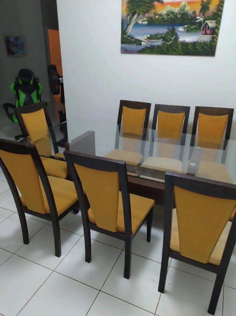 Conjunto Mesa De jantar 8 lugares Retangular  - Foto 2
