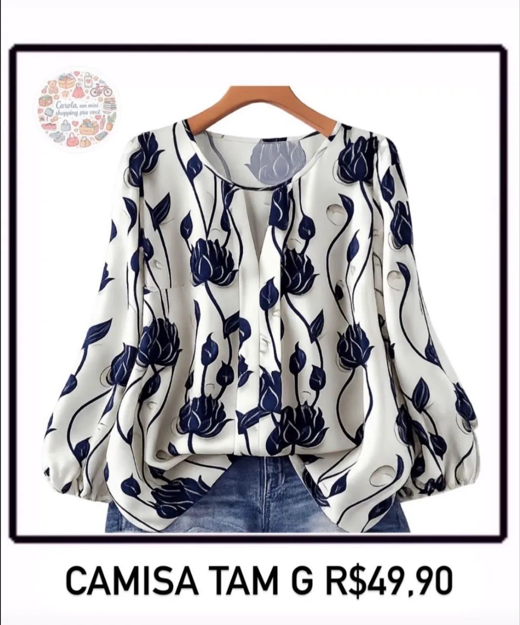 Blusa tamanho G 