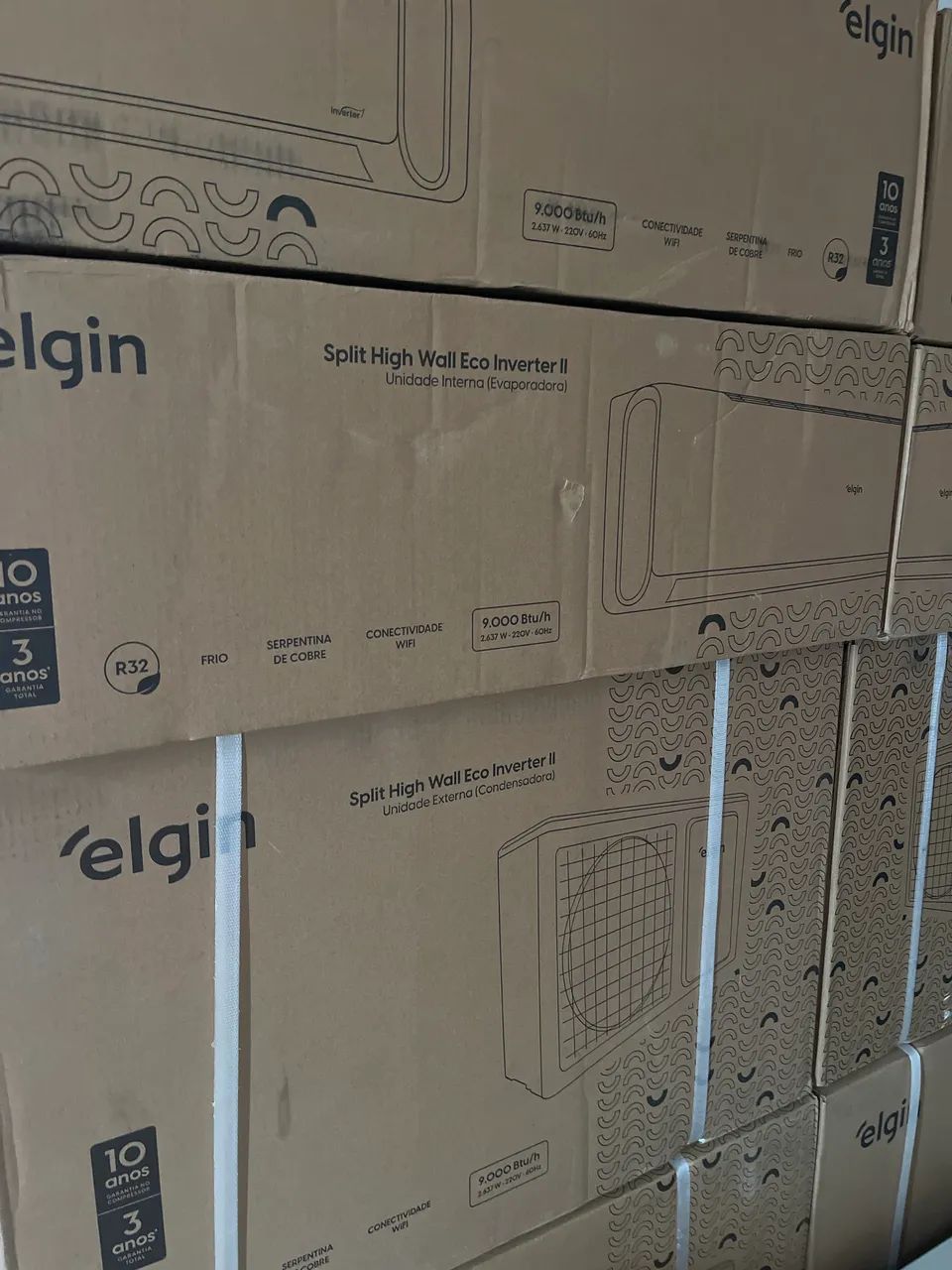 Ar condicionado Elgin 9000 btus inverter Wi-Fi 10x200 sem juros no cartão produto novo