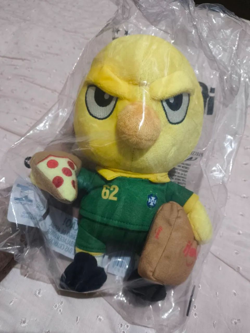 Canarinho Ifood pelúcia 