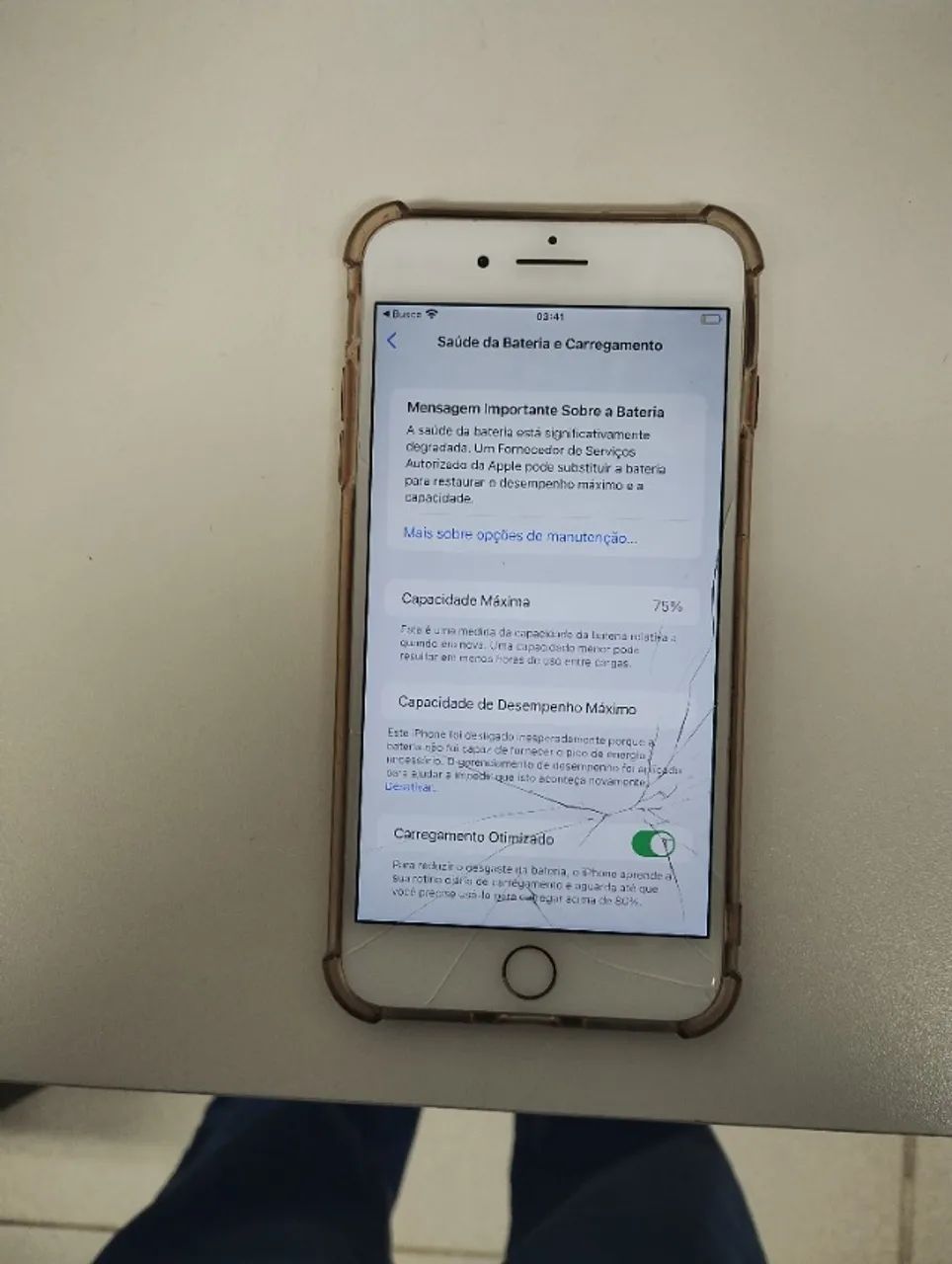 iPhone 8 plus dourado  - Foto 3