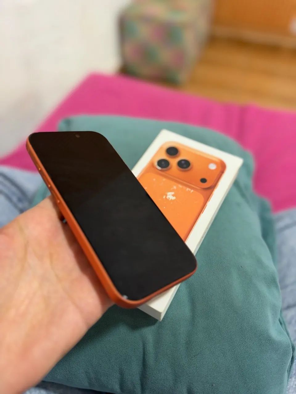 iPhone 17 pro laranja 256gb  - Foto 3