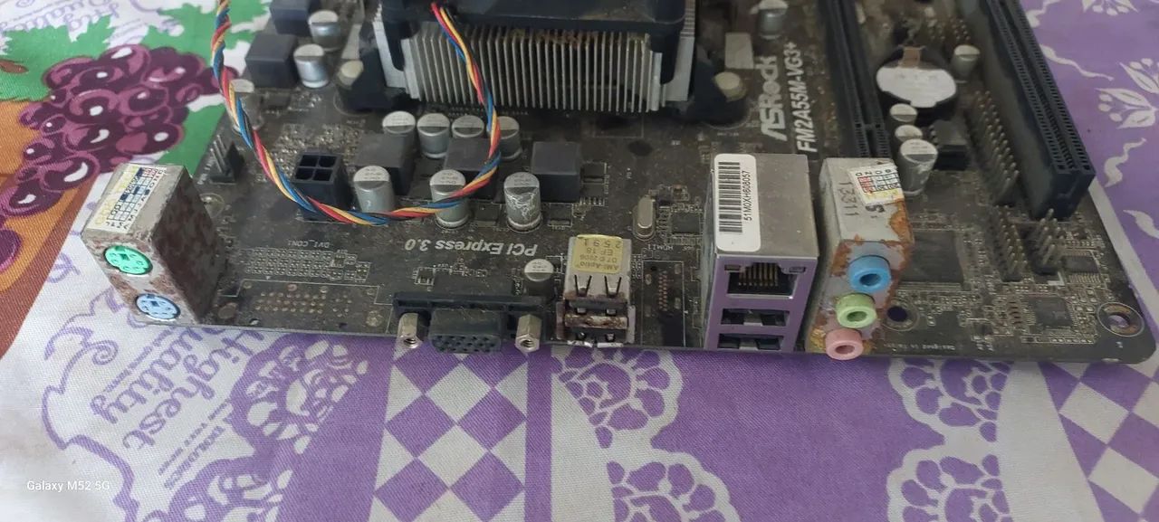 Kit placa mãe e processador fm2 - Foto 2