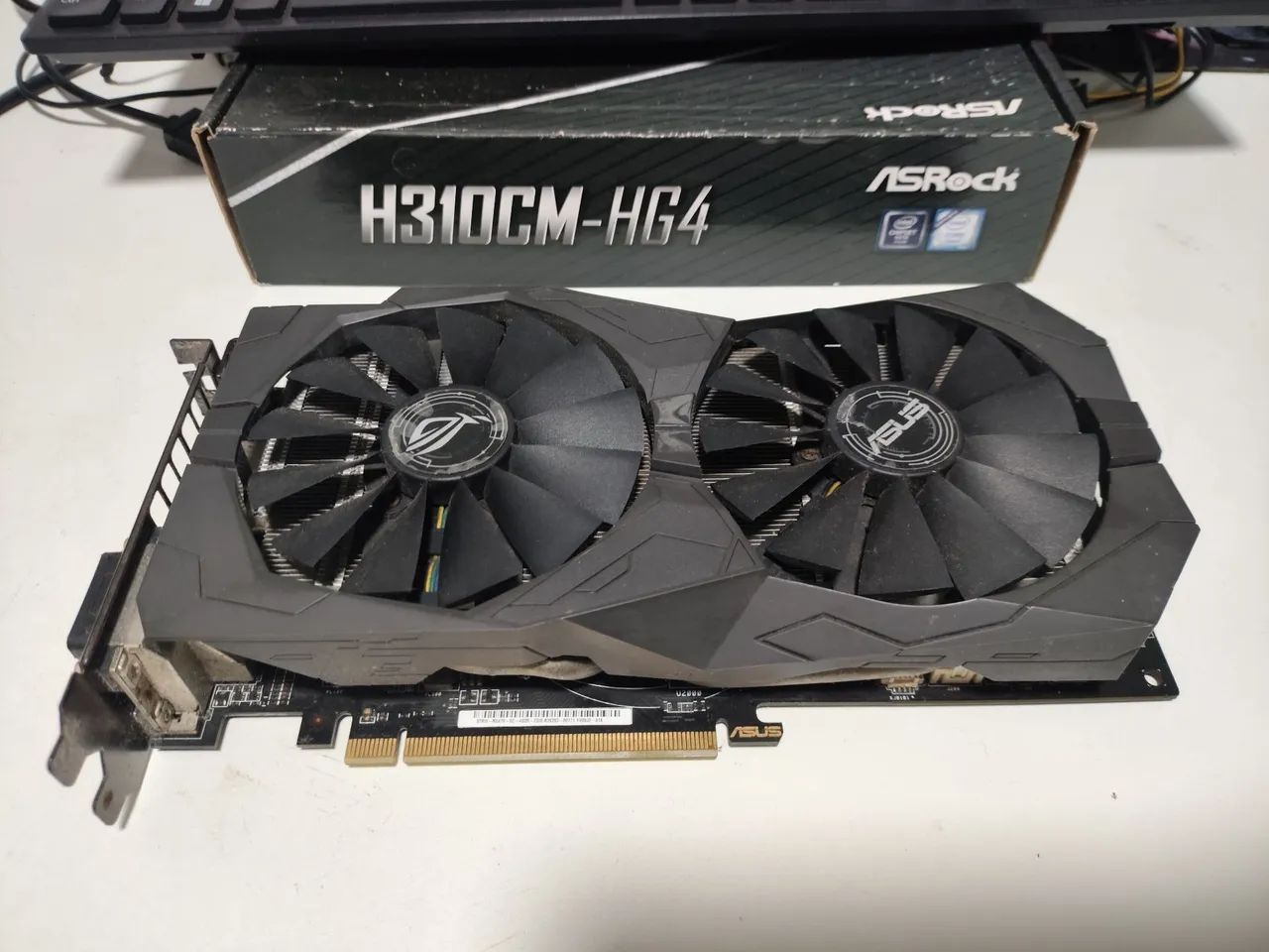PLACA ASUS STRIX RX470 4GB - Defeito