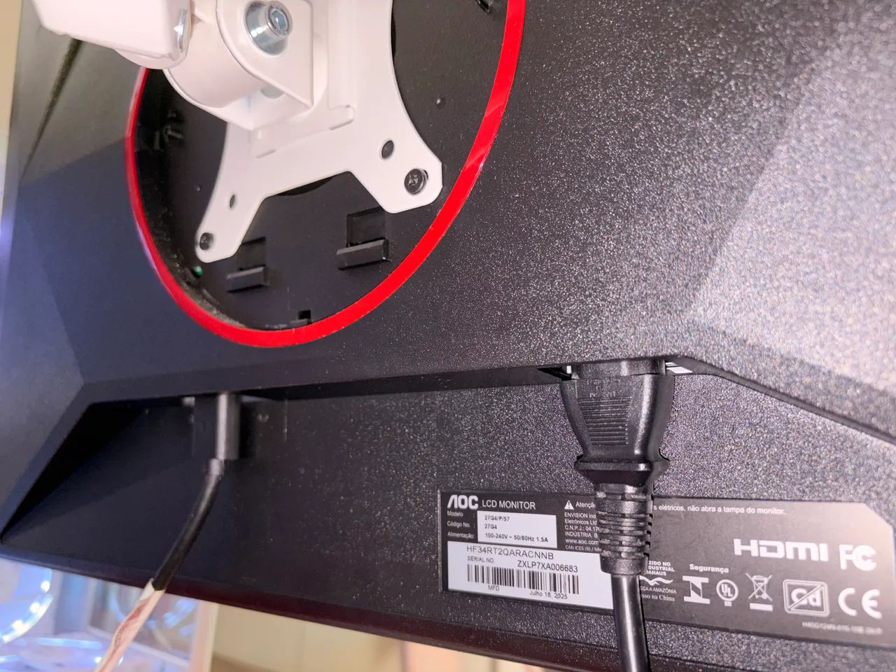 Monitor AOC 27? 165hz 0,5ms - Foto 3