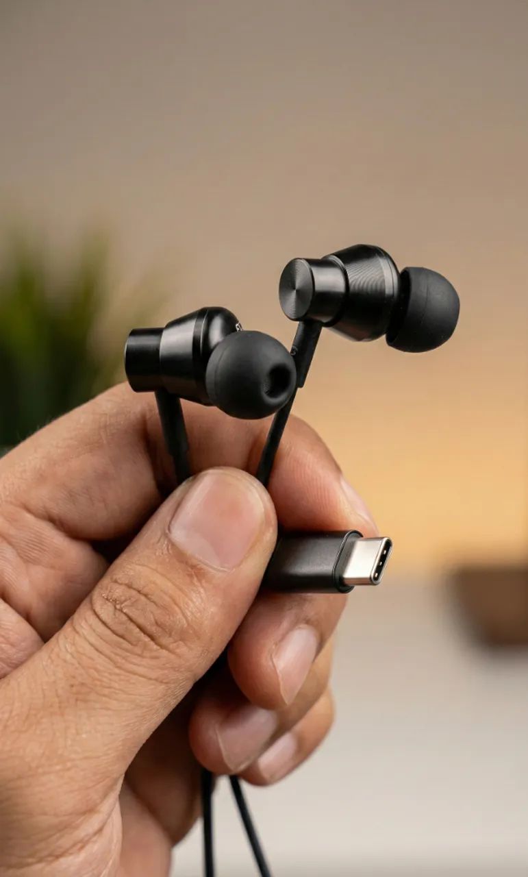 Fone de Ouvido Baseus Encok CZ11 - Conexão USB-C (Original)