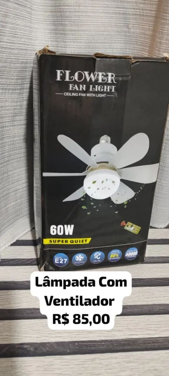 Lâmpada Led Com Ventilador 60w