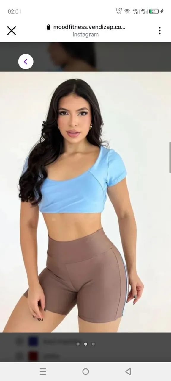 Roupa de academia 