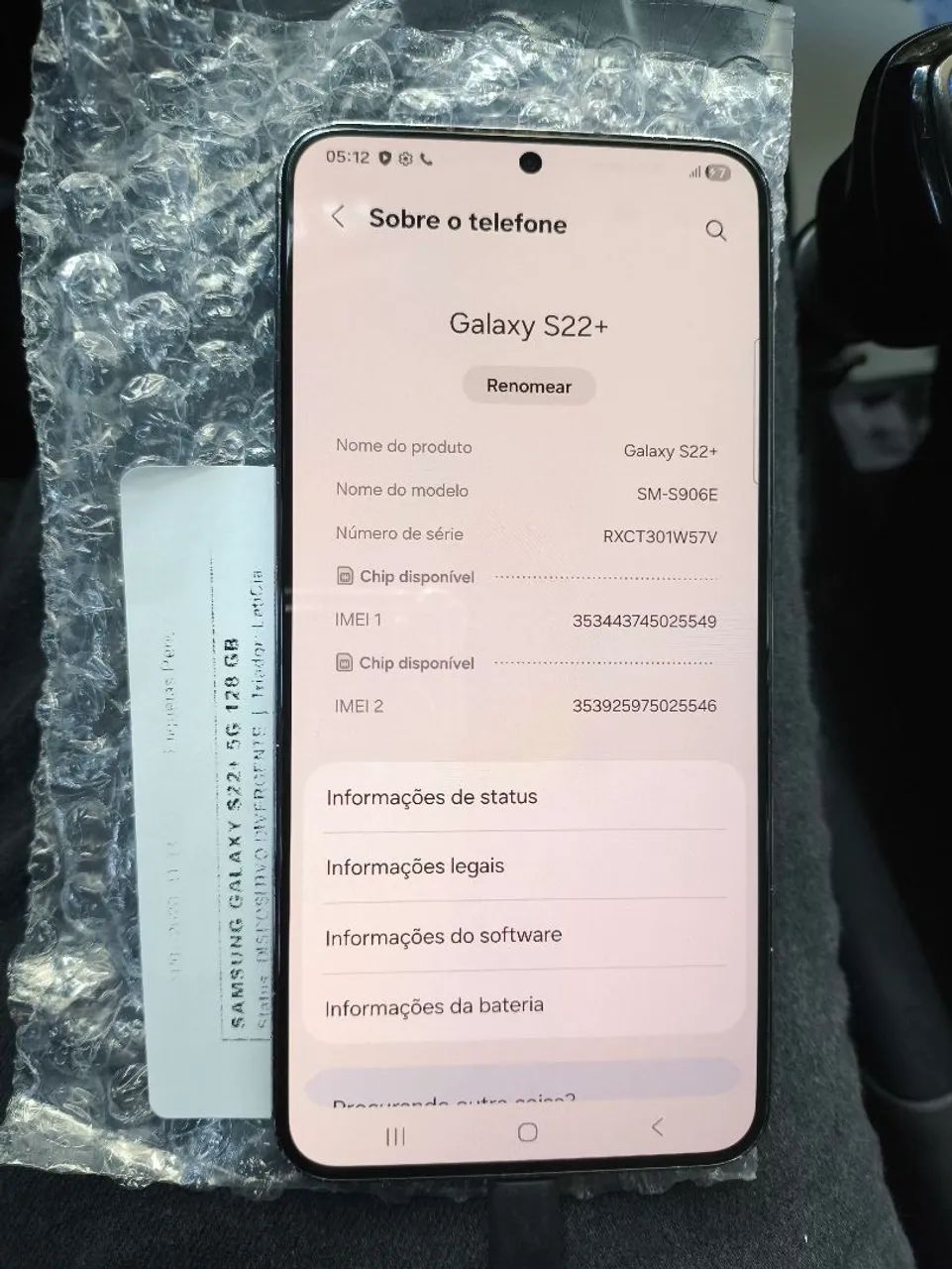 Samsung s22+ plus 256gb 8 ram funciona perfeito  - Foto 3