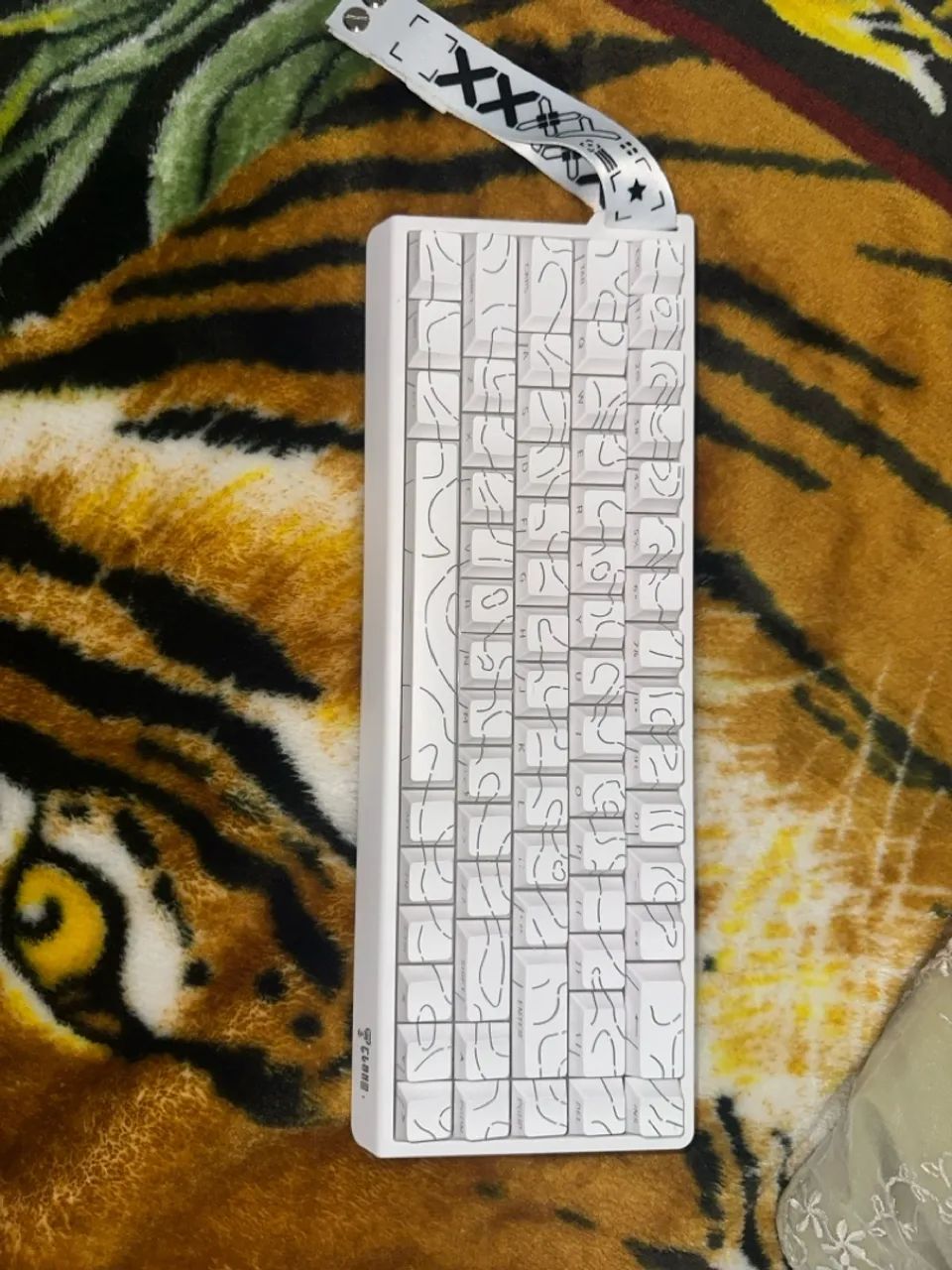 Teclado Gamer ClanM Arkan Snow Branco - Compacto