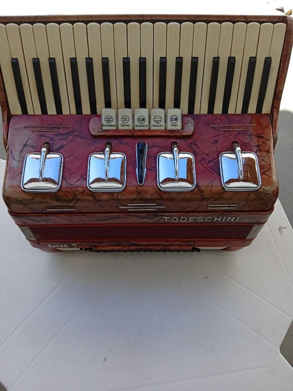 Acordeon Todeschini super 5 80 baixos  - Foto 3