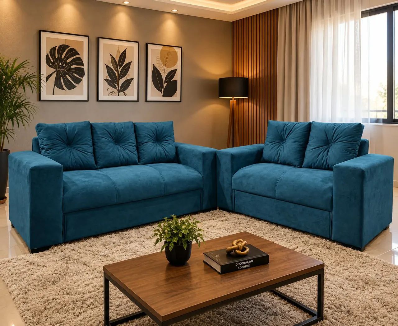 2/3 lugares com almofada 