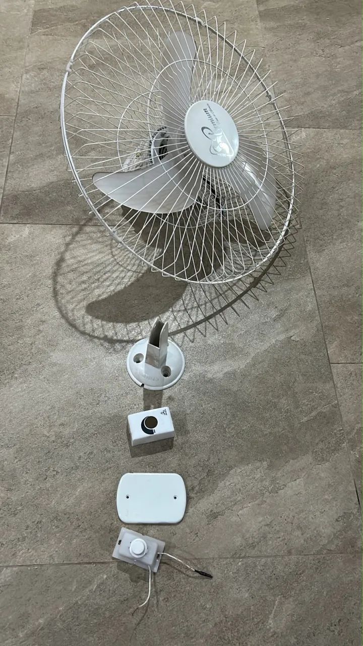 Ventilador de parede cor branca - Foto 3