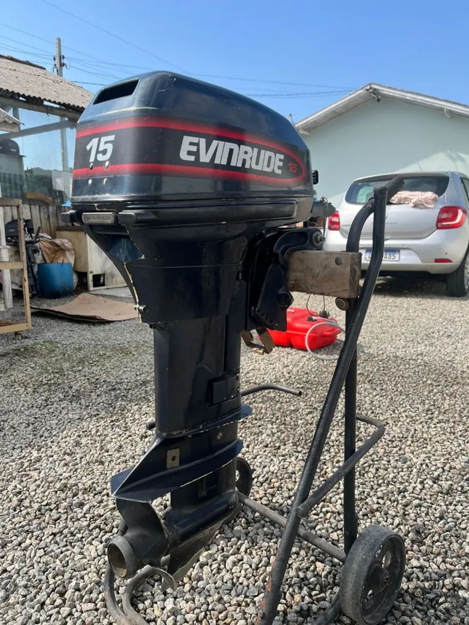 Motor evinrude 15hp ANO 98 - Foto 4