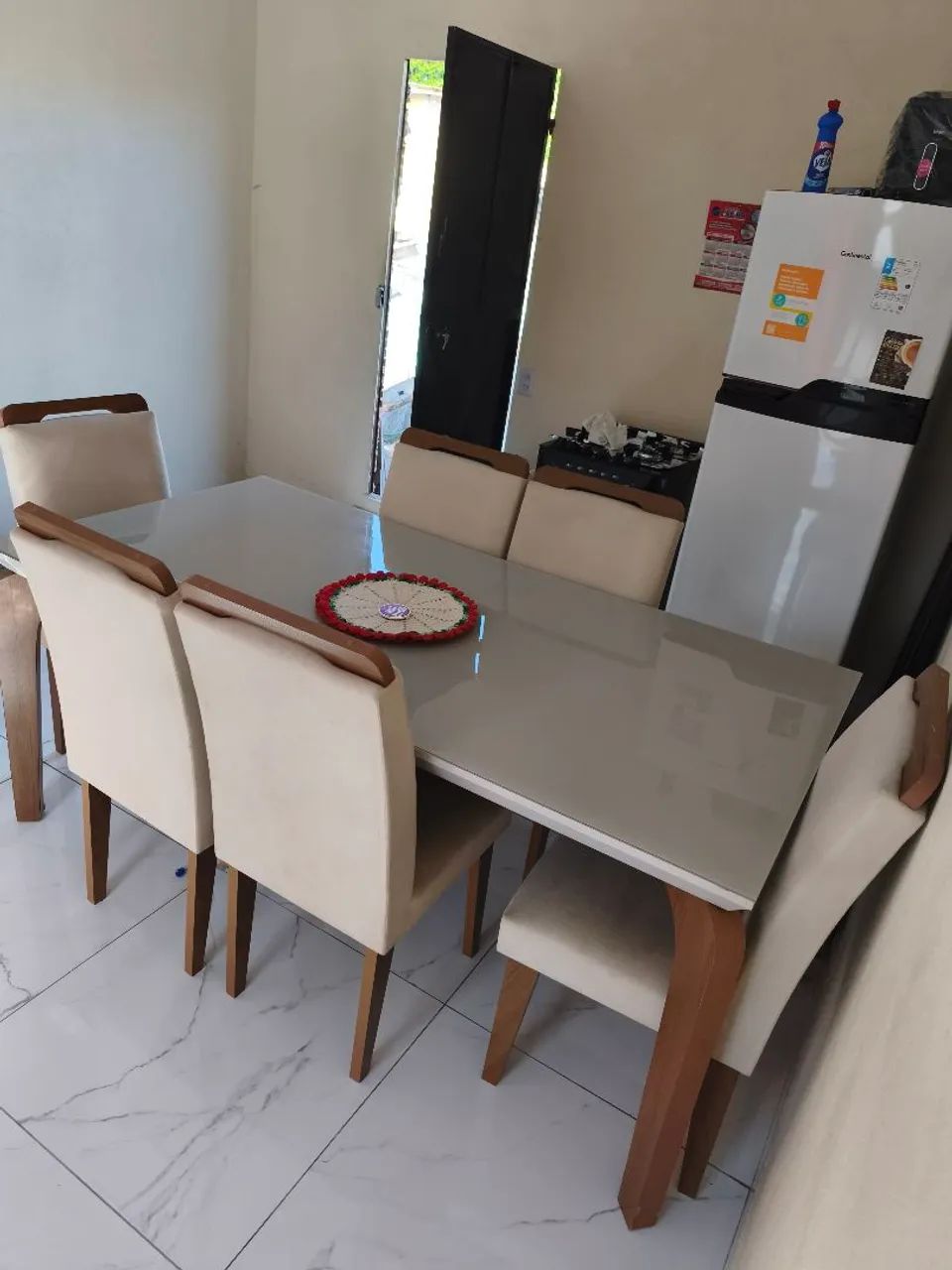 Mesa 6 lugares de vidro 1700 - Foto 2