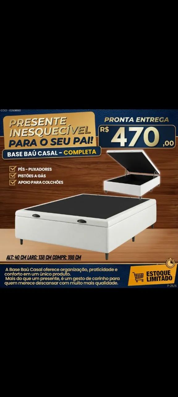 Base Baú casal