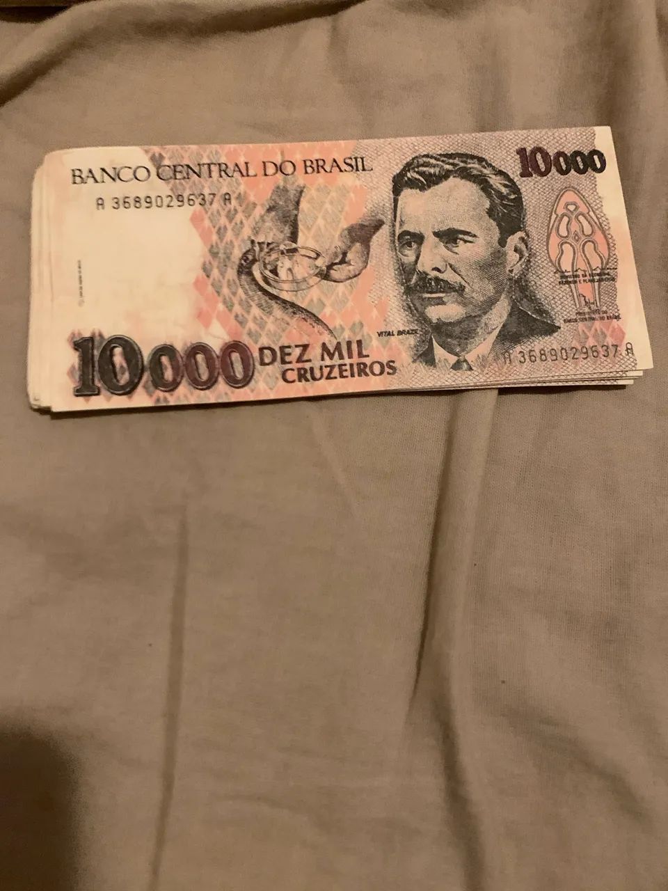 Nota antiga de cruzeiro  - Foto 4