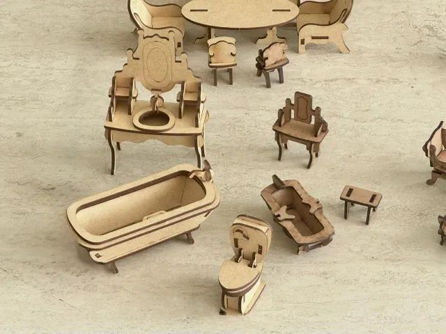Casa De Madeira De MDF  - Foto 5