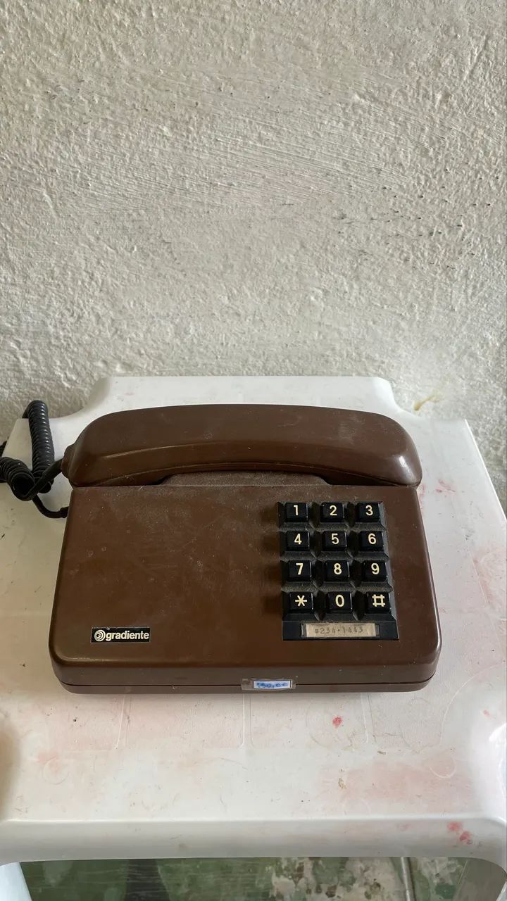 Telefone antigo vintage 