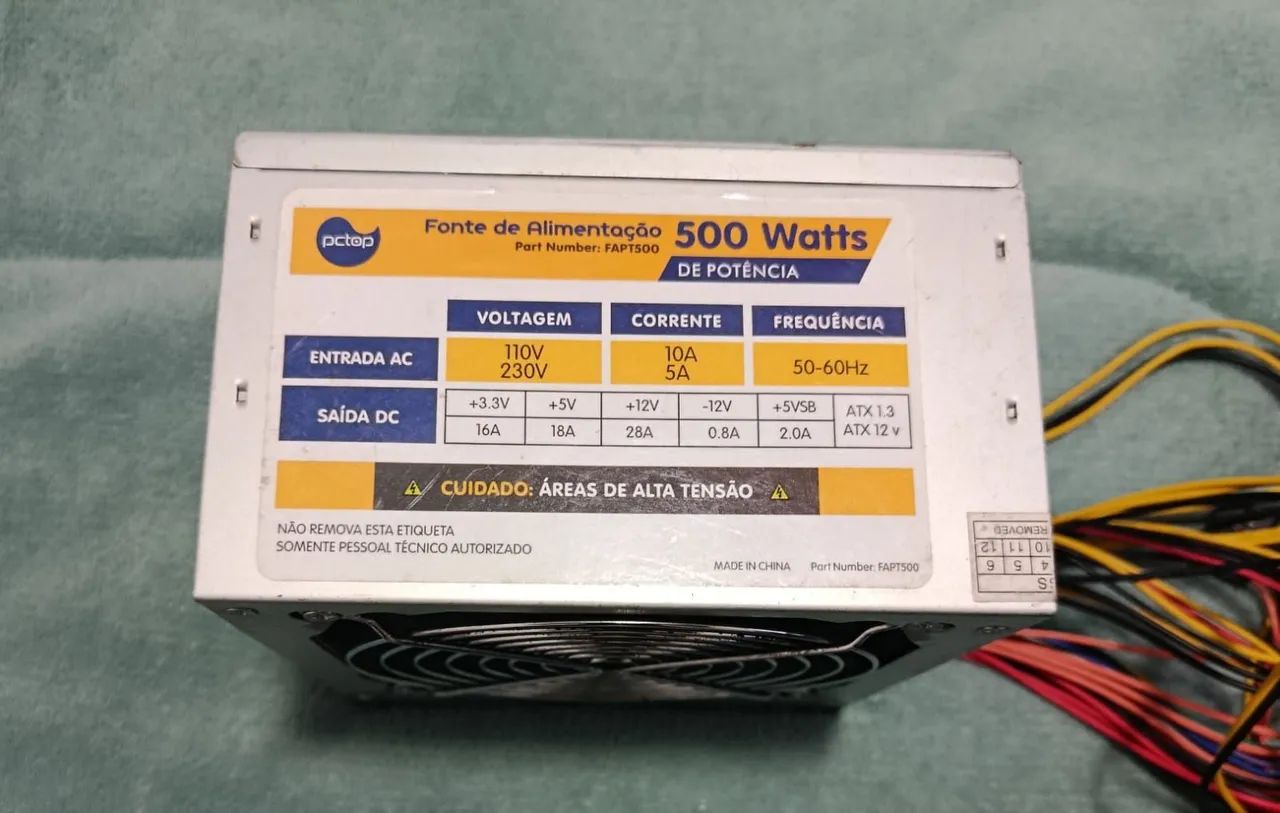 Placa De Vídeo ASUS E Fonte de Alimentação 500w - Foto 2
